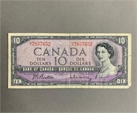 1954 $10 Bank of Canada Note