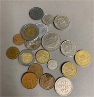 Many Foreign Loose Coins