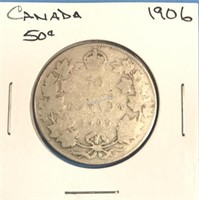 1906 50 Cent Silver - Canada