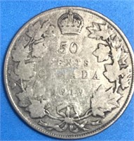 1919 50 Cent Silver - Canada