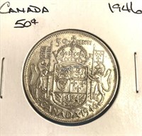 1946 50 Cent Silver - Canada