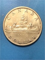 1959 Silver Dollar - Canada
