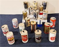 20 Vintage Pull Tab Beer Cans - Mixed Lot