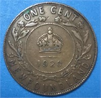 1920 NFLD Large Cent