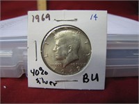 1969 Silver Kennedy Silver Dollar
