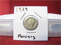 1929 Silver Mercury Dime