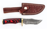 Knife Custom Handmade Damascus Skinner/Hunter