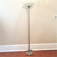 Stainless Steel Torchiere Floor Lamp