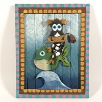 Cow Scene Wall Hanging