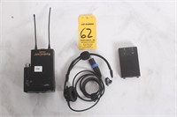 RadioCom TR-825 2-Channel Binaural UHF Transceiver