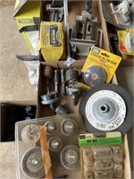 HOLE SAWS, GRINDING WHEELS, BRUSH SET AND CLAMPS