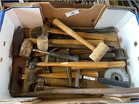 BOX OF HAMMERS