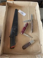 BARLOW POCKET KNIFE + SWISS+ OLD JACK & FILET