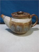 Artist made Pottery teapot
