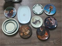 Assortment of Decorative Plates, Rockwell