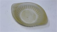 Art Deco Depression Glass Ashtray Frosted