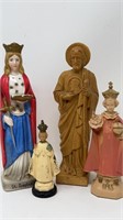 Midcentury Religious Figurines St Dymphna