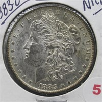1883-O Morgan Silver Dollar.  Nice.