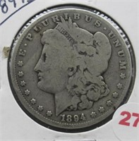 1894-S Morgan Silver Dollar.