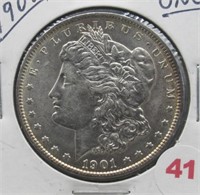 1901 Morgan Silver Dollar. UNC.