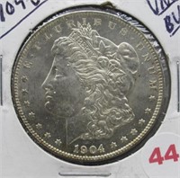 1904-O Morgan Silver Dollar. UNC/BU.