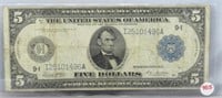 Series 1914 $5 Federal Reserve Note.