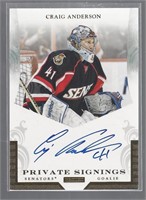 CRAIG ANDERSON PRIVATE SIGNINGS AUTOGRAPH