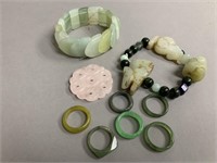 Grouping of Early and Mid Century Jade