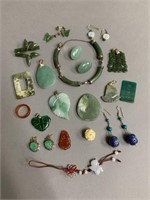 Grouping of Early and Mid Century Jade