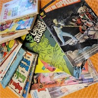 Lot of Assorted Books, Comics, & Magazines