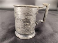 Baby cup. 3½ins. Engraved with "Mary".