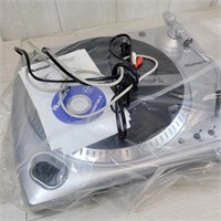 Numark TT USB Pro DJ Silver LP Record Turntable