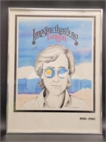 Vintage 1980's "Imagine There's No Lennon" Poster