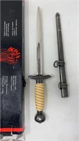Denix Reproduction German WW2 Knife Sword 10"
