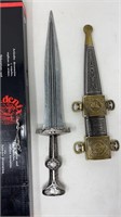 Denix Reproduction Kutta Knife Sword & Sheath 10"