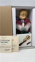 1989 MJ Hummel Little Fiddler Doll w Certs