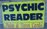 Psychic Reader Tin Sign 8" X 12"