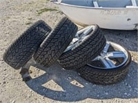 (4) Chevy Tires & Rims - 295/25R28