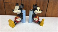 Mickey Mouse Cast Iron Bank Book Ends