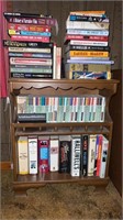 Wooden Bookstand With Contents