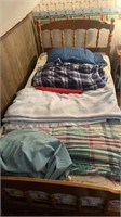 Twin Bed With Mattress and Box Spring