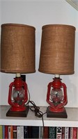 Pair of Lantern Lamps