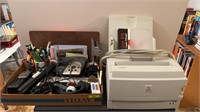 Xerox Printer With Box Of Office Supplies