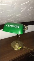 Leroux Desk Lamp, Works.