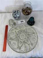 Serving Dish, Insulators, Glass Decor