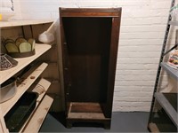 Wood cabinet. 52x20½x11.