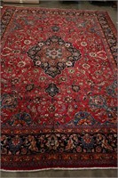 Mashad Hand Woven Rug 9.8 x 12.6 ft