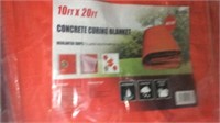 Unused 10' X 20' Concrete Curing Blanket
