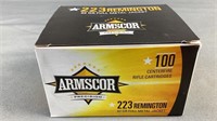 100 Rnds Armscor .223 Remington Ammo