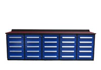 Steelman Storage Cabinet & Work Bench 25 Drawer